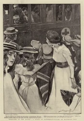 Soldaten der Königin, eine Szene in Pietermaritzburg am Mafeking-Tag